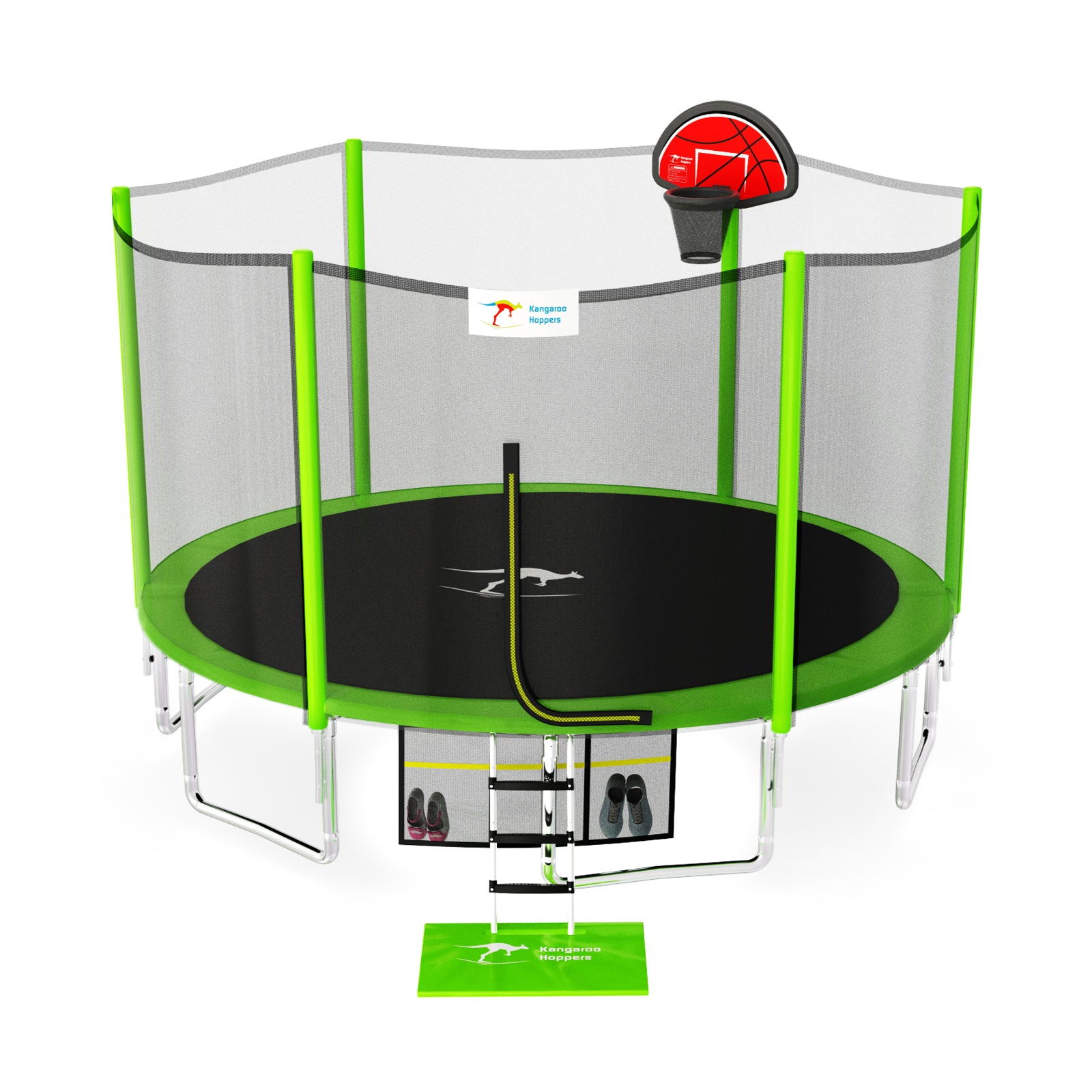 Kangaroo Hoppers 10/12/15FT Trampoline for Kids & Adults