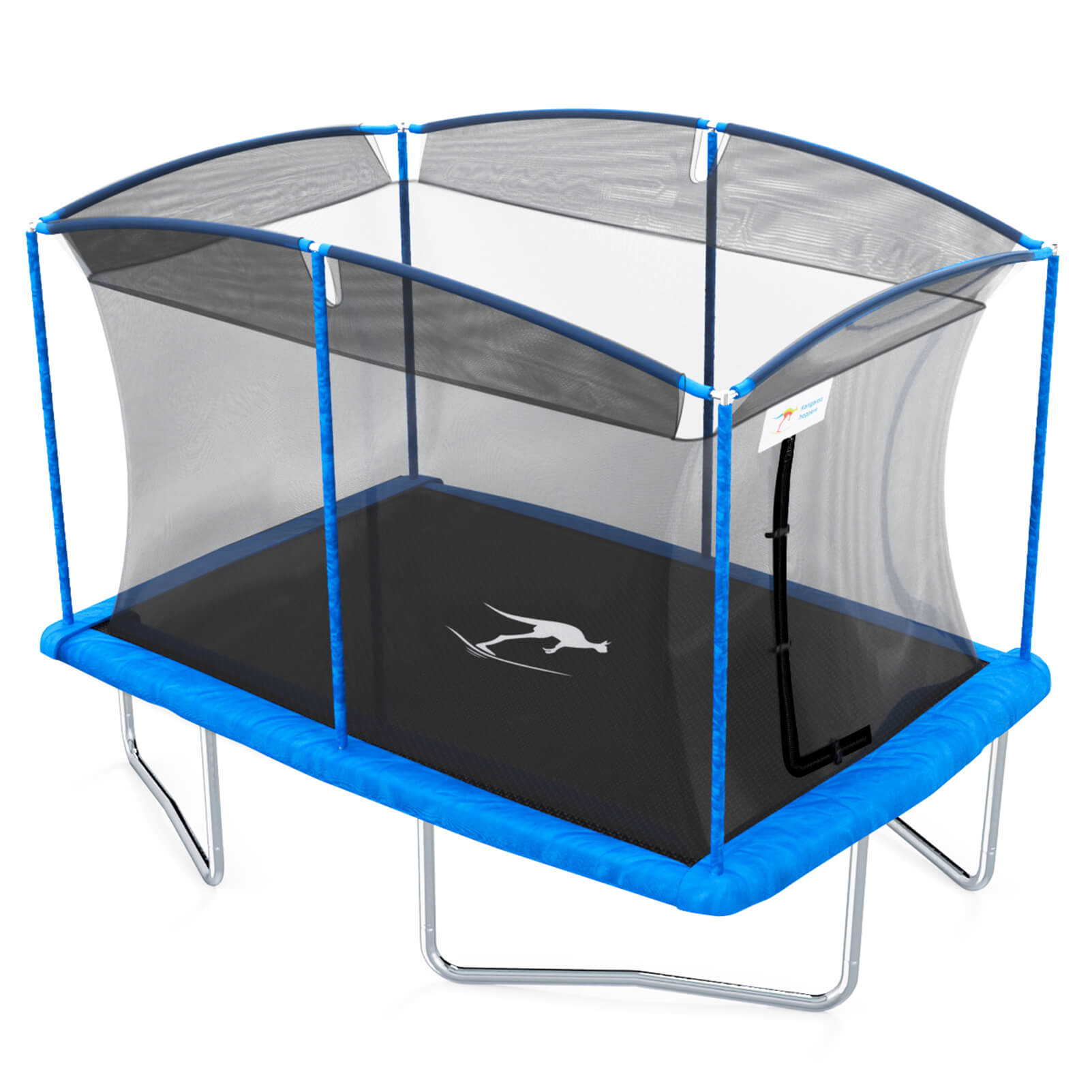 1300lbs High Capacity 12FT Rectangle Trampoline for Adults & Kids