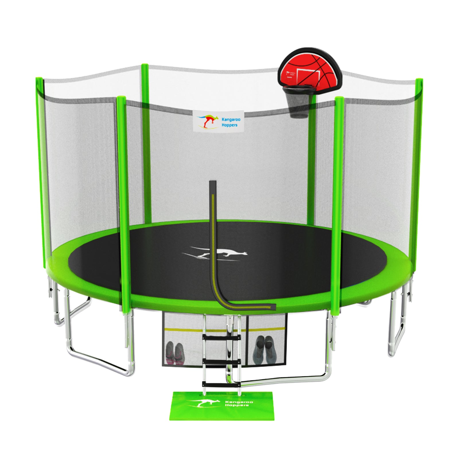 Kangaroo Hoppers 10/12/15FT Trampoline for Kids & Adults