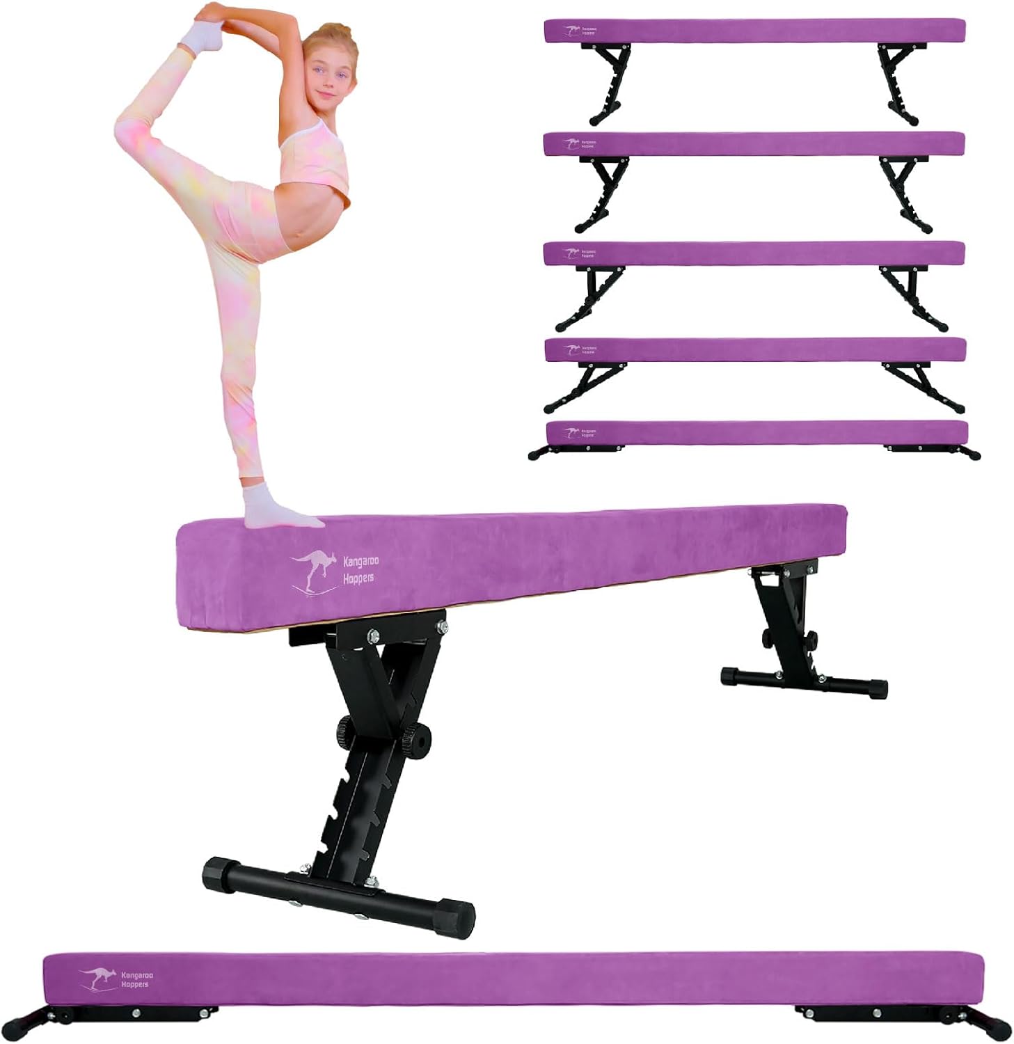 8Ft Adjustable Gymnastics Beam