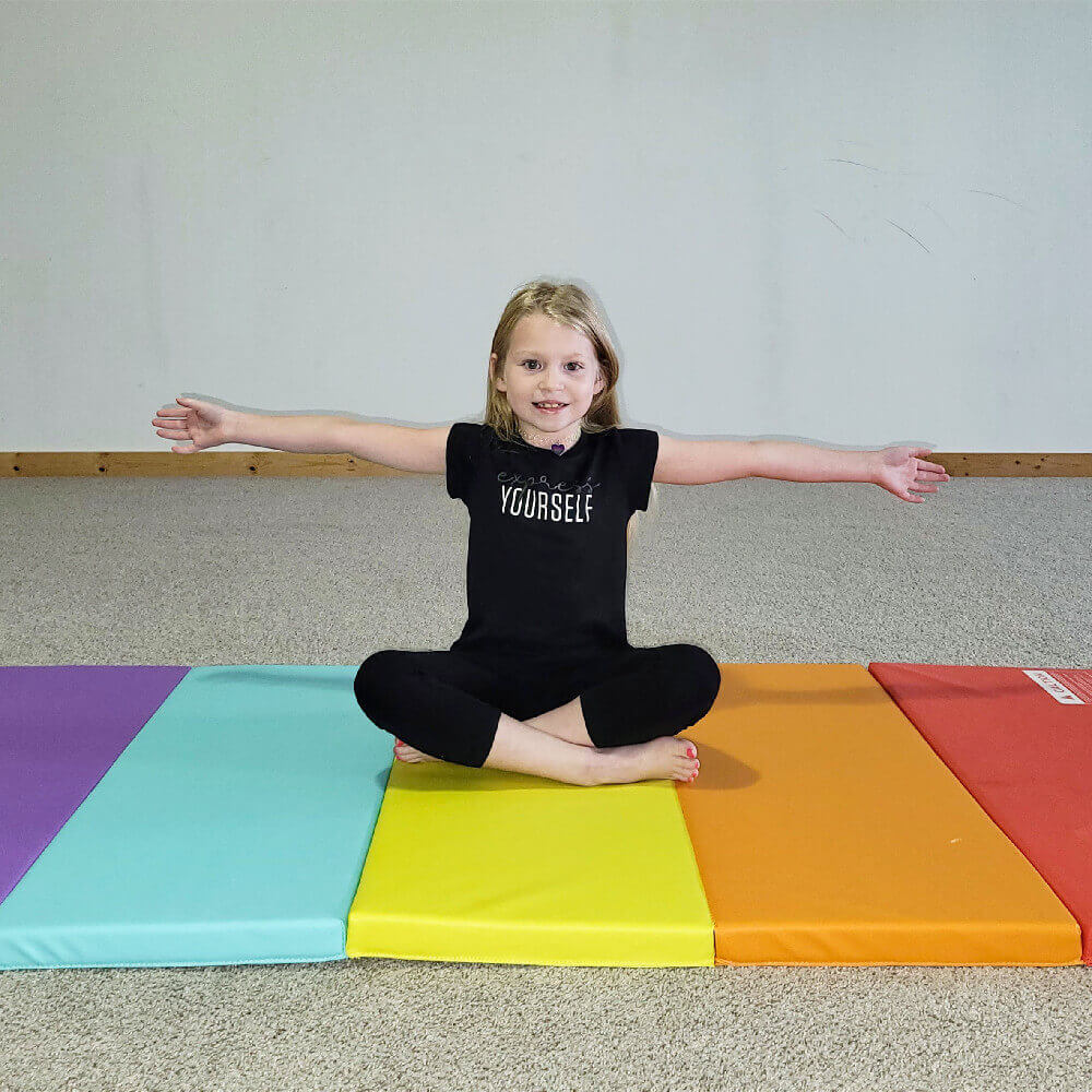 Mixed Rainbow Children's and Gymnastics 4' x 6' Tumbling Mat - Hobby  Monsters