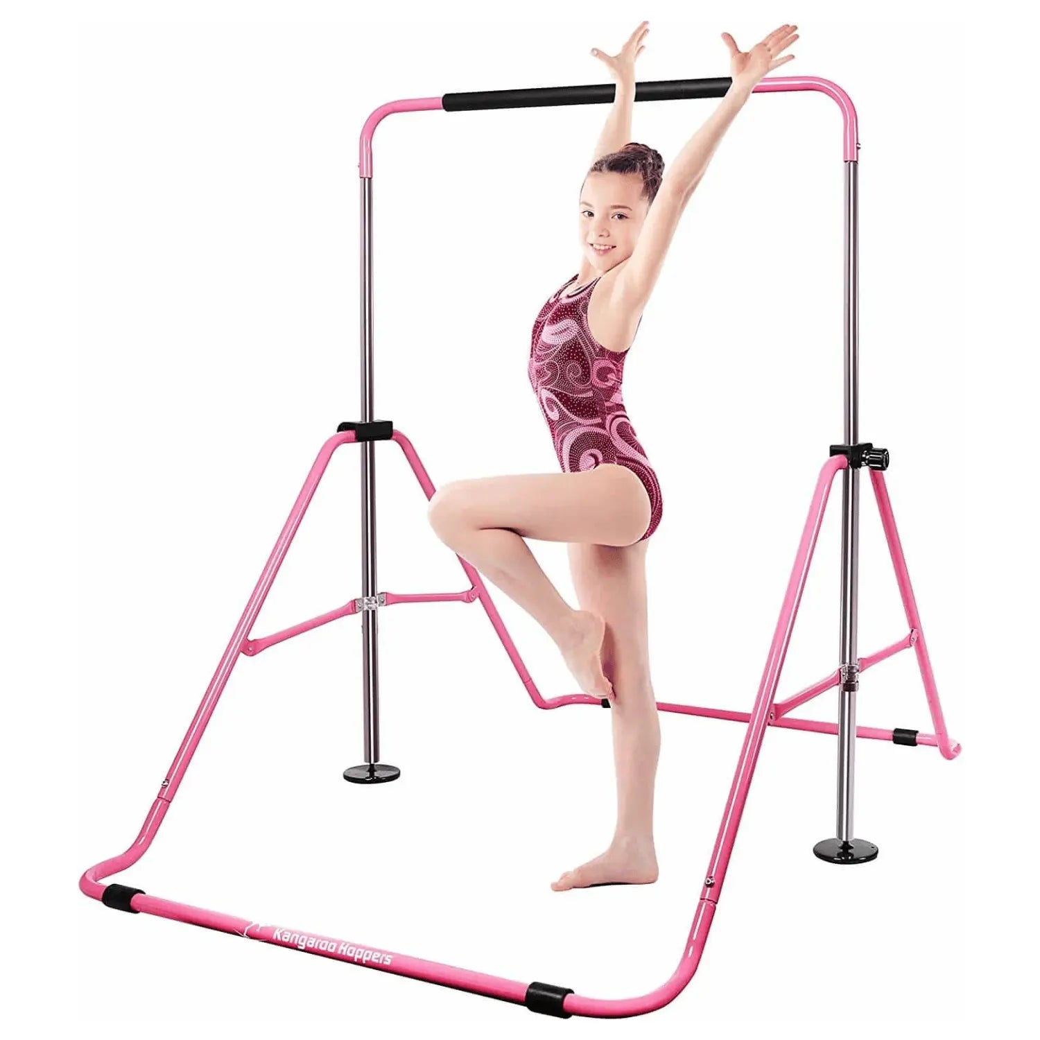 Gymnastics Adjustable Foldable Horizontal Kip Training Bars for Home