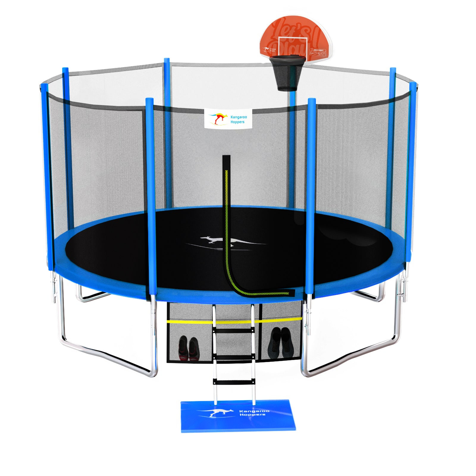 Kangaroo Hoppers 10/12/14/15FT Trampoline for Kids & Adults