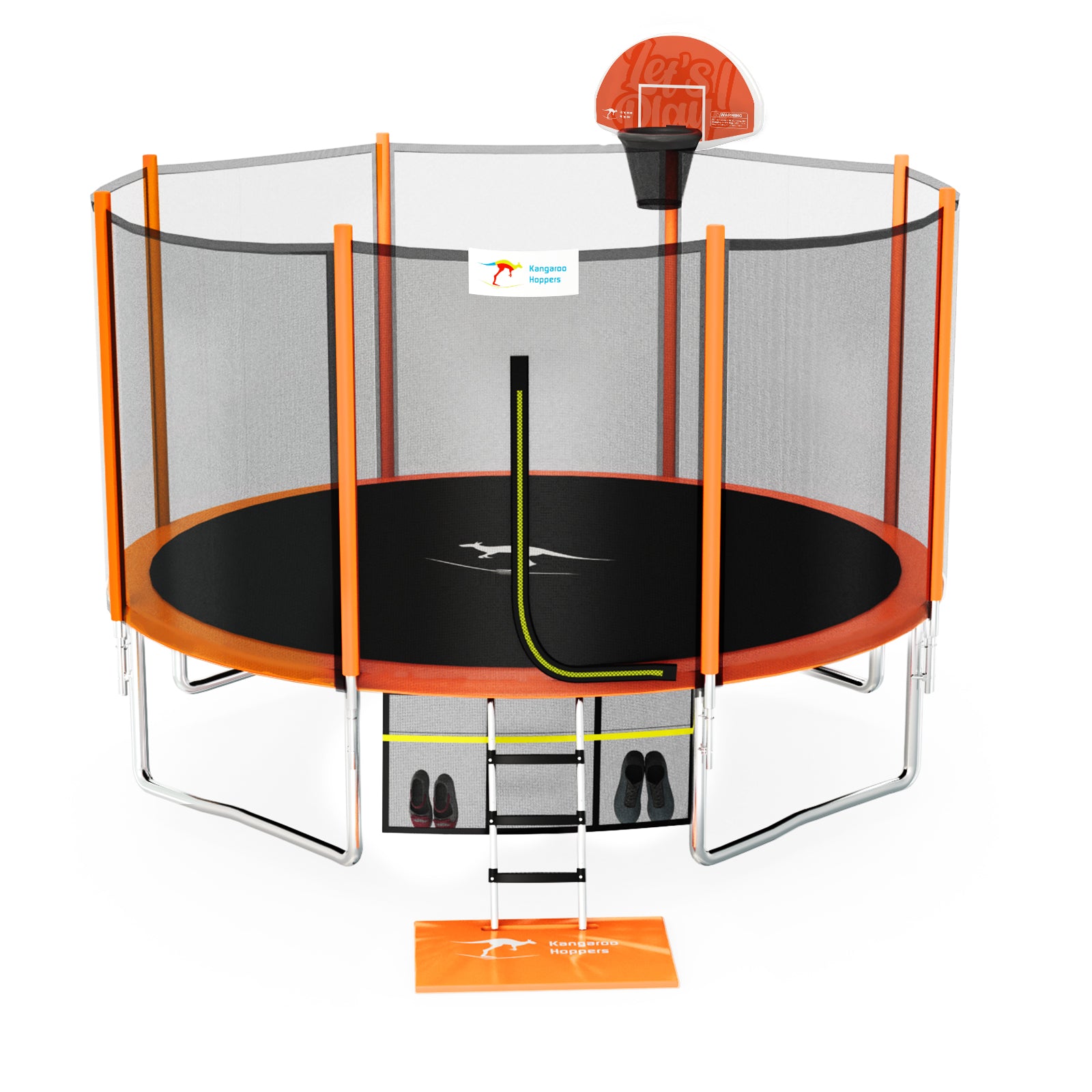 Kangaroo Hoppers 10/12/14/15FT Trampoline for Kids & Adults